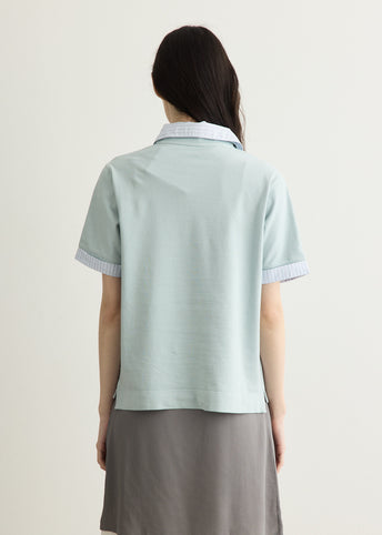 Layered Logo Polo Shirt