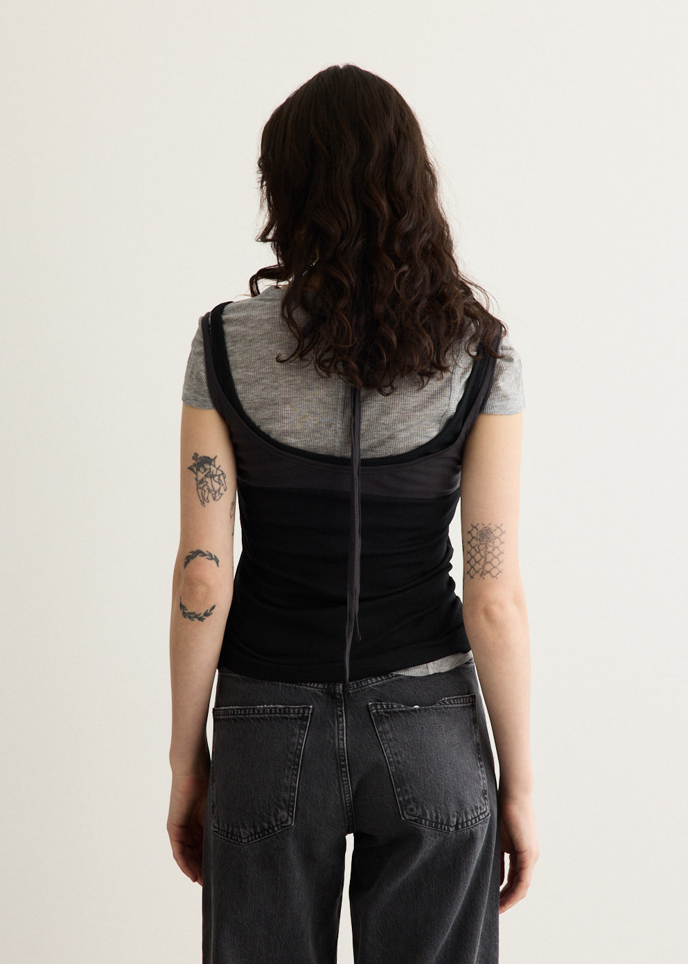 Upside-Down Layered T-Shirt