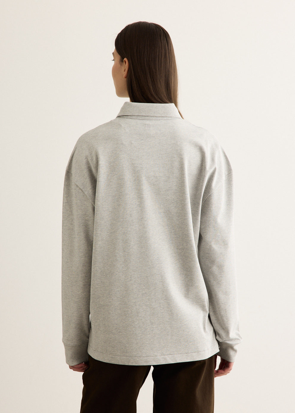Polo with Heritage AMI Label