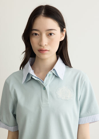 Layered Logo Polo Shirt