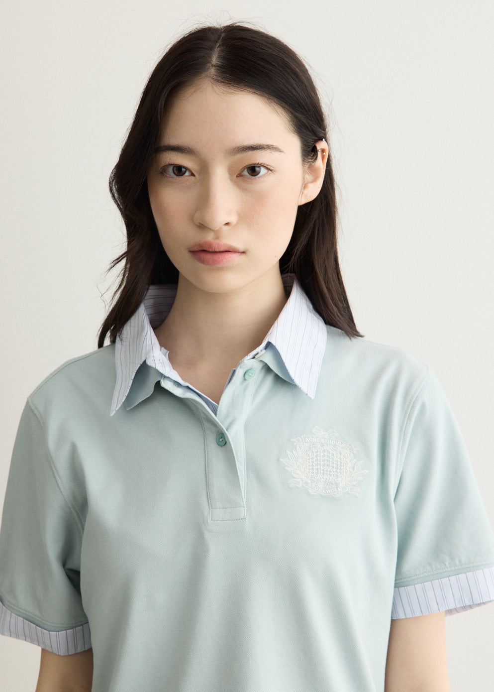 Layered Logo Polo Shirt