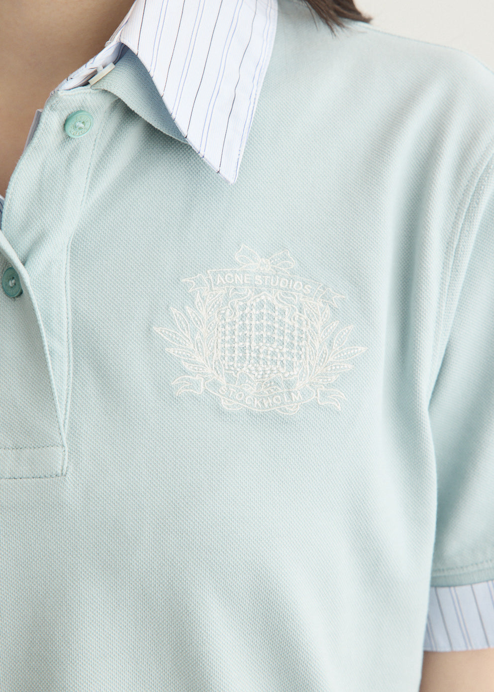 Layered Logo Polo Shirt