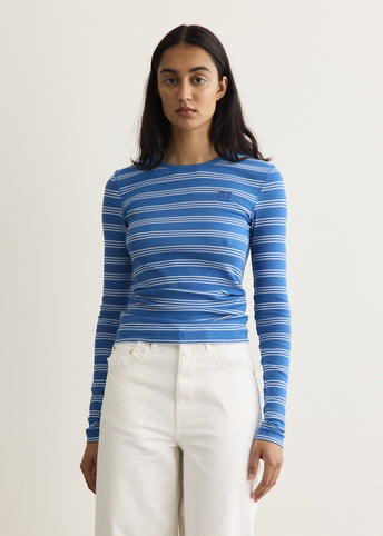 Soft Cotton Rib Long Sleeve T-Shirt