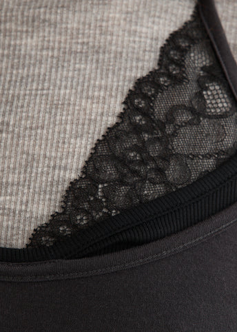Upside-Down Layered T-Shirt