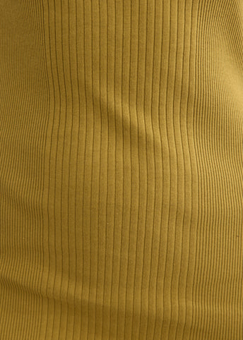 Cotton Ribbed Short Dress