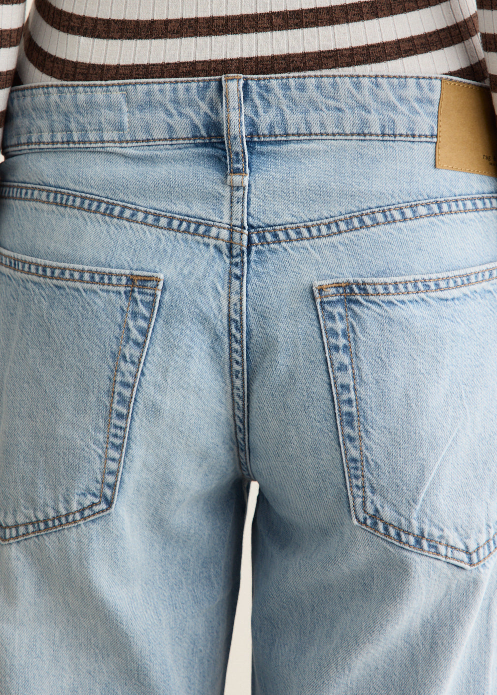 Featherweight Cam Low Rise Full Straight Jeans