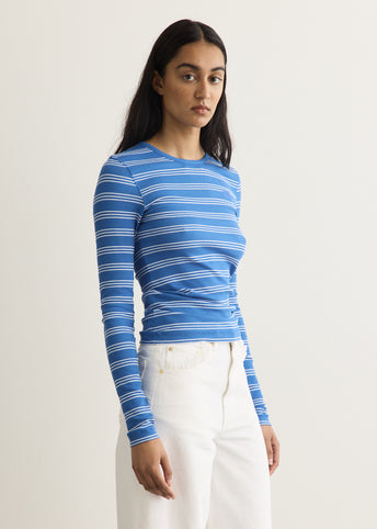Soft Cotton Rib Long Sleeve T-Shirt
