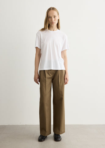 Relaxed Twill Trousers