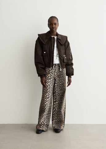Duchesse Nylon Bomber Jacket