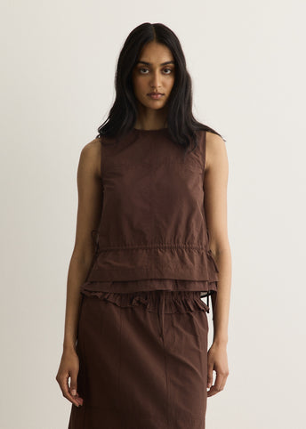 Ailani Sheer Panel Blouse
