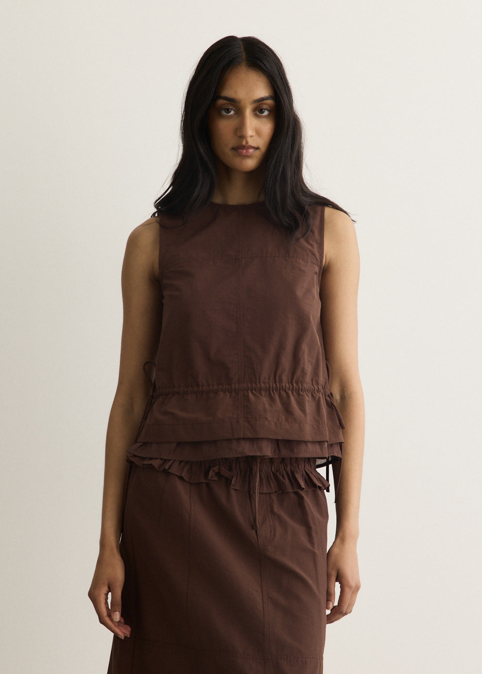 Ailani Sheer Panel Blouse
