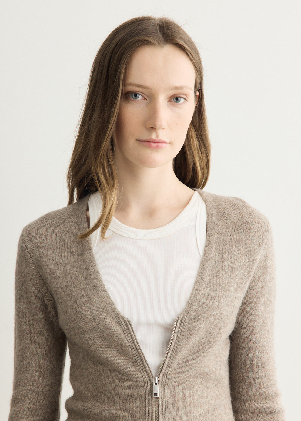 Sanelo Zip Cardigan