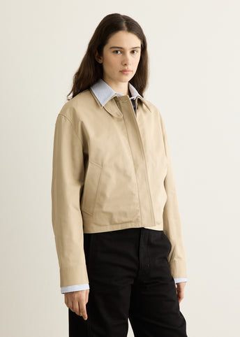 Layered Twill Jacket