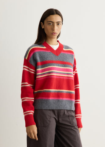 Rene Merino Wool V-Neck Jumper