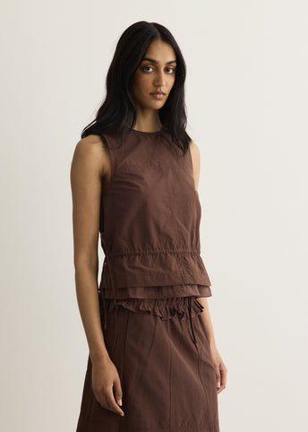 Ailani Sheer Panel Blouse