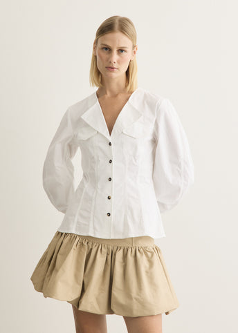 V-Neck Long Sleeve Shirt