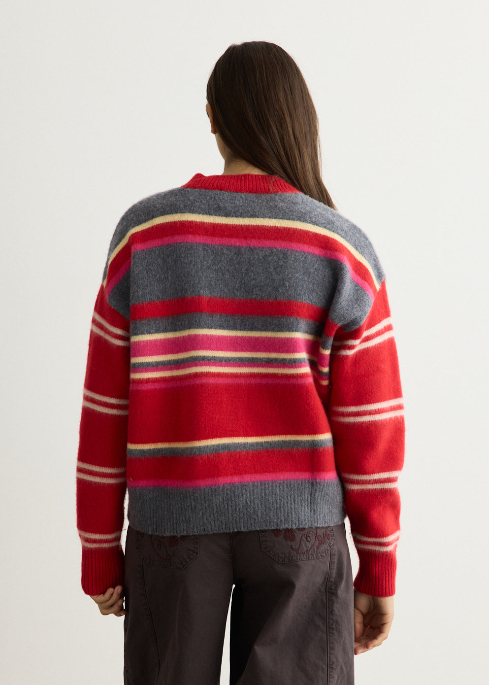 Rene Merino Wool V-Neck Jumper