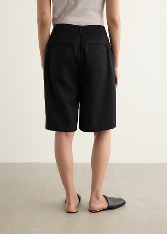 Noiser Belted Bermuda Shorts