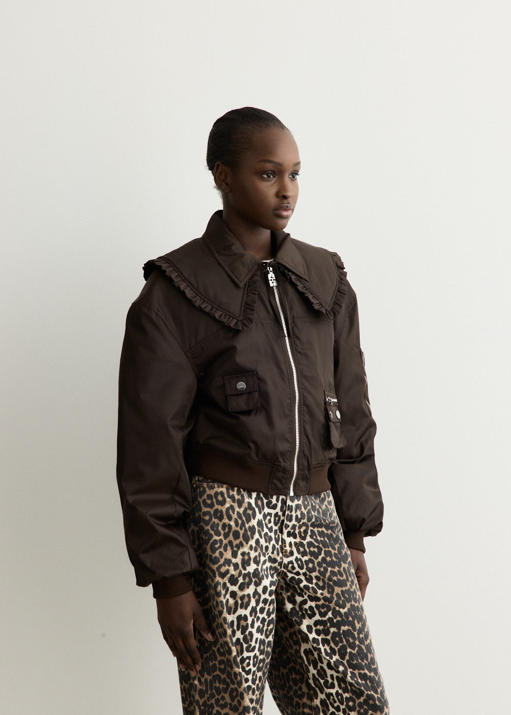 Duchesse Nylon Bomber Jacket