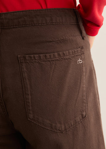 Phoebe Drawstring Wide Jeans