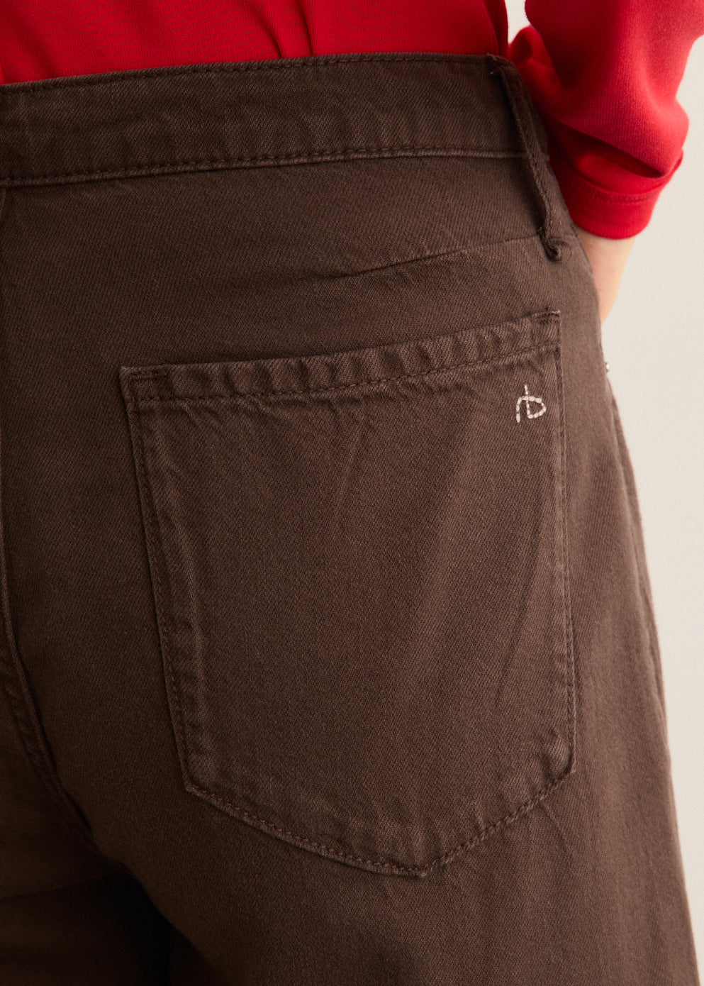 Phoebe Drawstring Wide Jeans