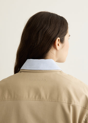 Layered Twill Jacket