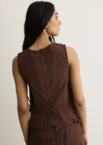 Ailani Sheer Panel Blouse
