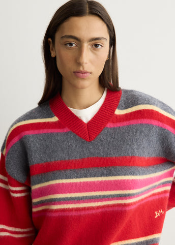 Rene Merino Wool V-Neck Jumper