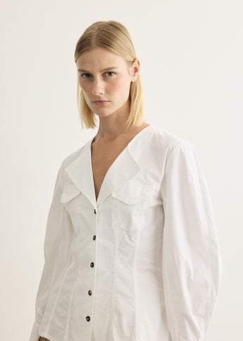 V-Neck Long Sleeve Shirt