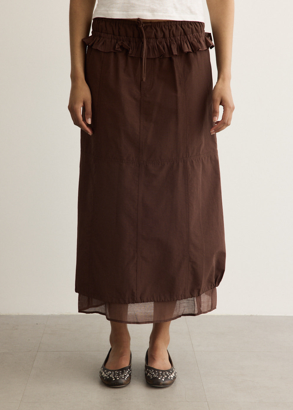 Amber Panel Midi Skirt
