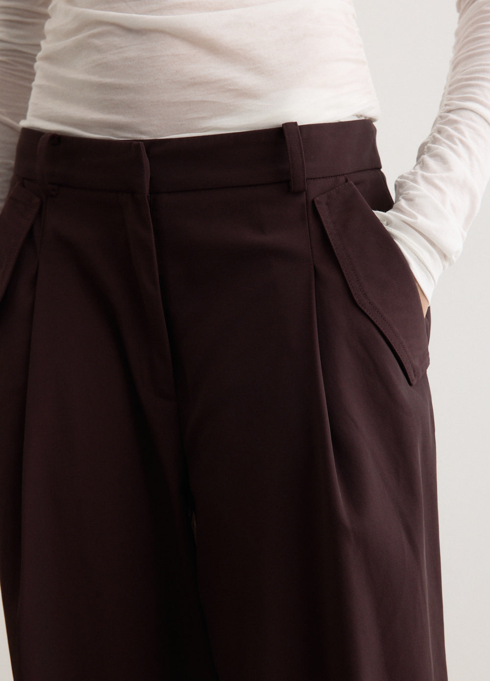 Utility Pleat Pants