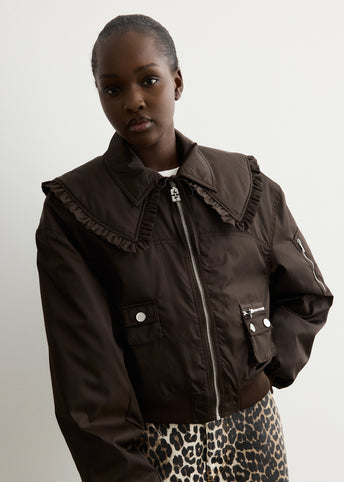 Duchesse Nylon Bomber Jacket
