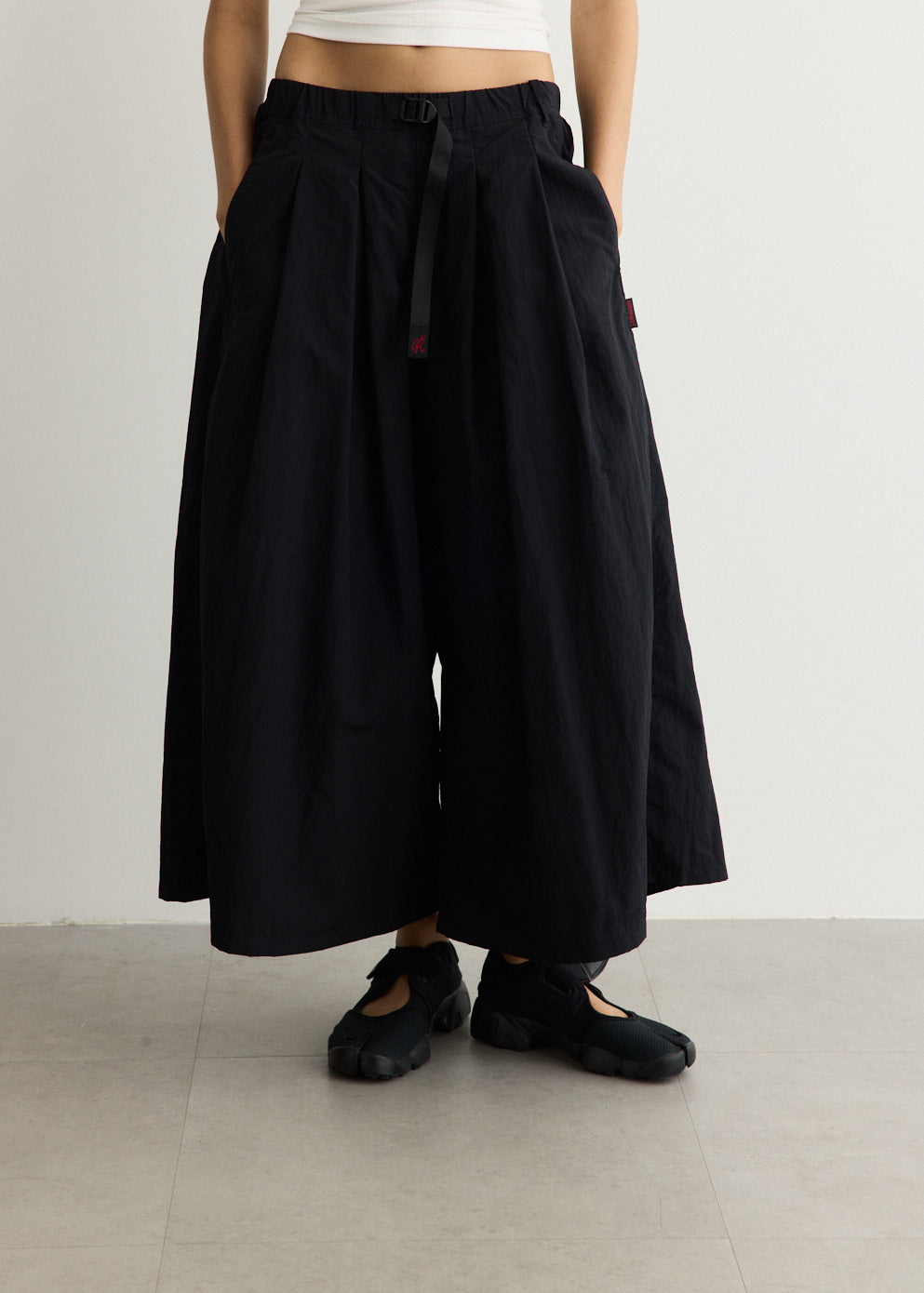Nylon Flare Pants