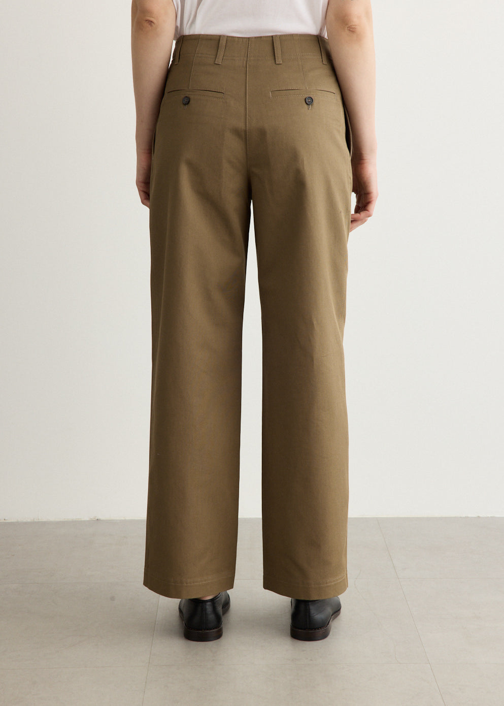 Relaxed Twill Trousers