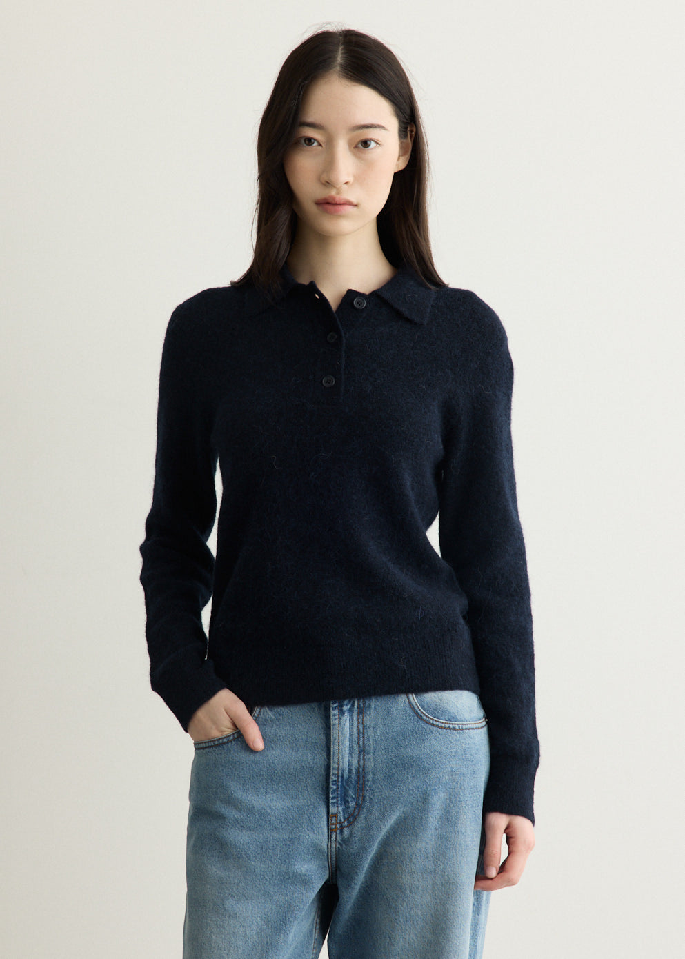 Sanoura Long Sleeve Polo