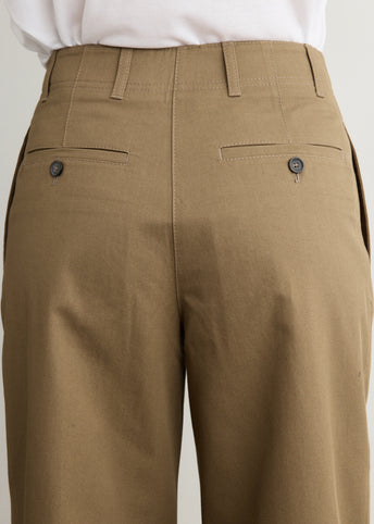 Relaxed Twill Trousers