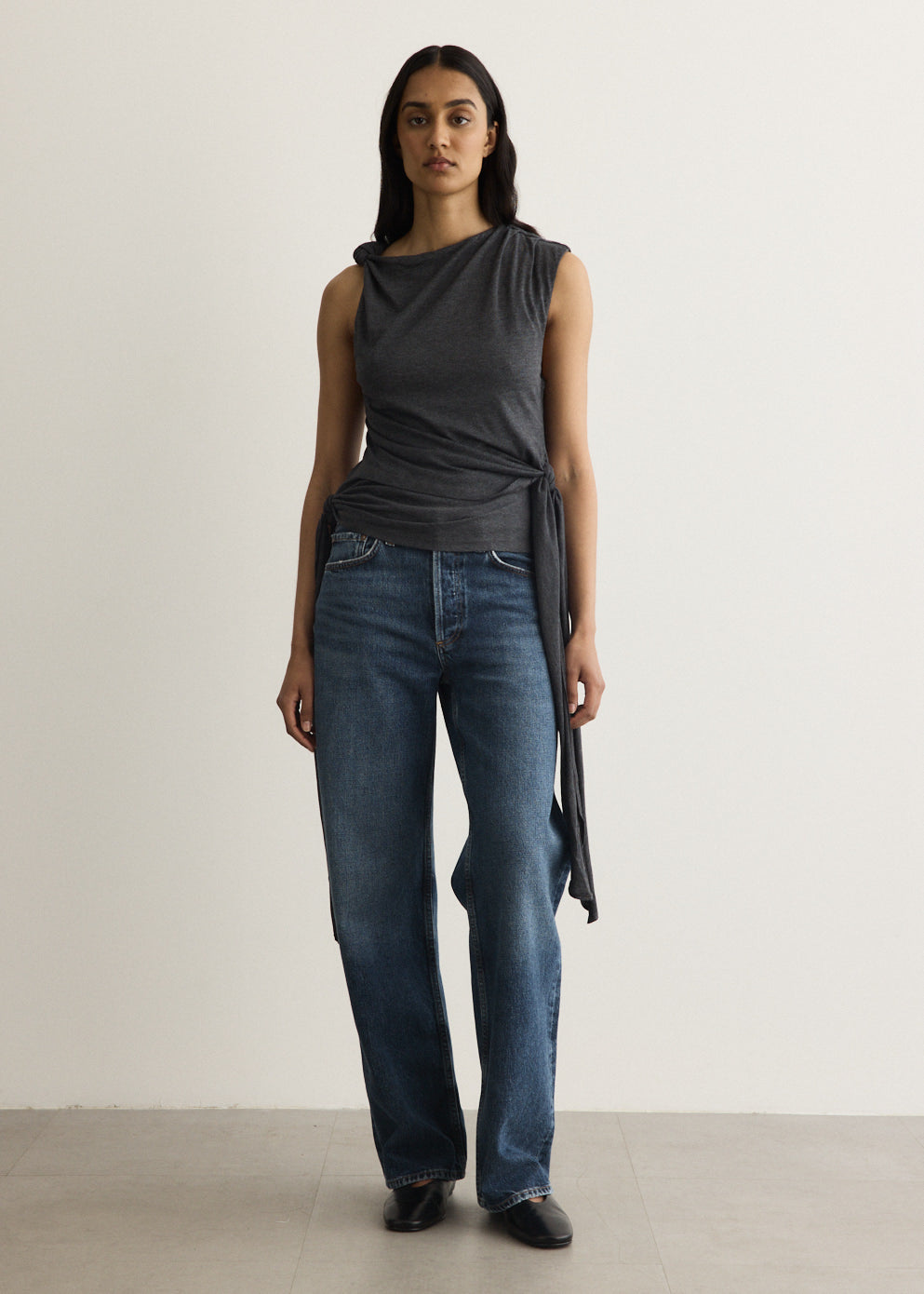 Draped Knot Top