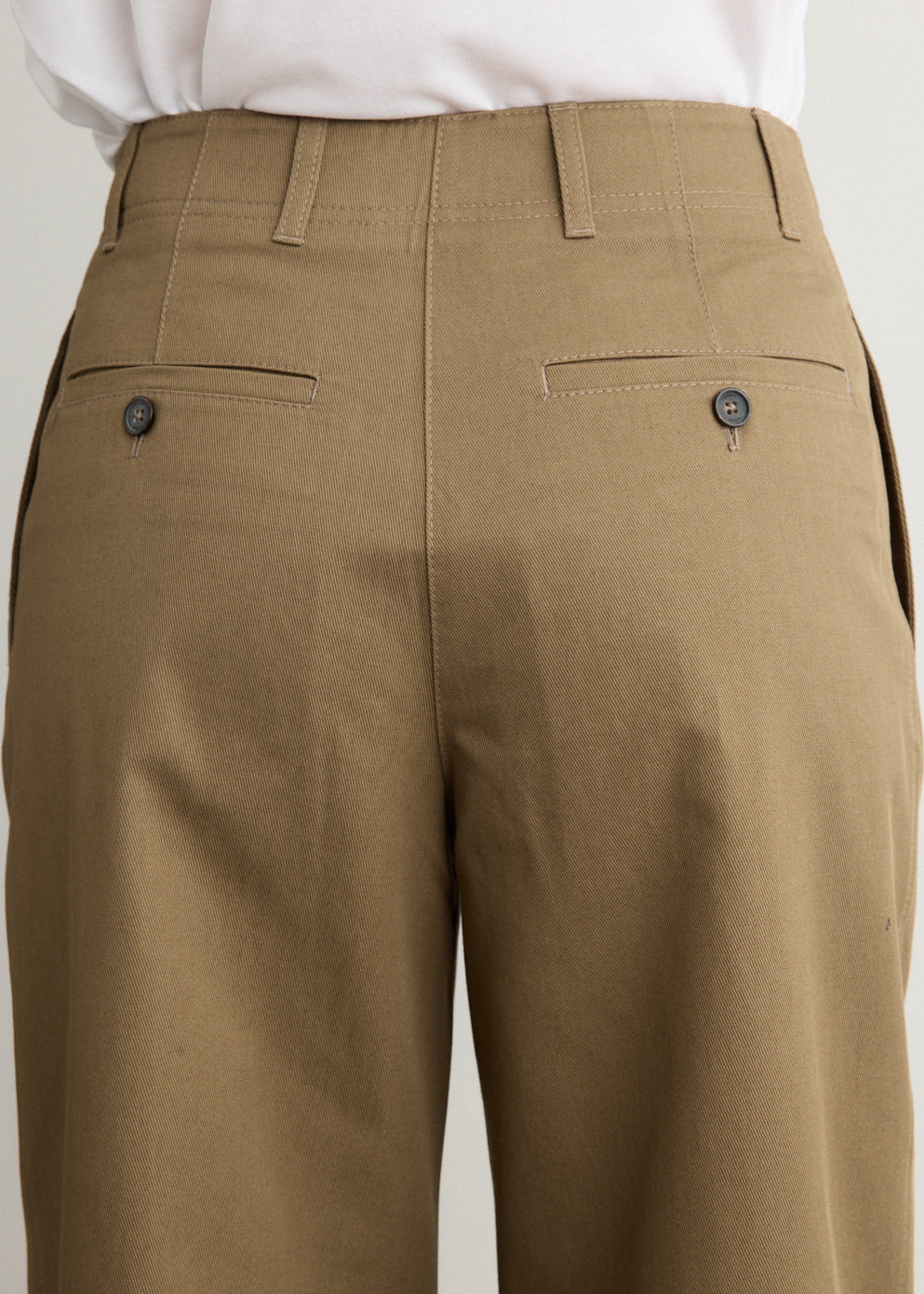 Relaxed Twill Trousers