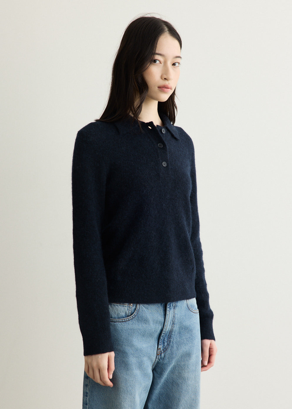 Sanoura Long Sleeve Polo