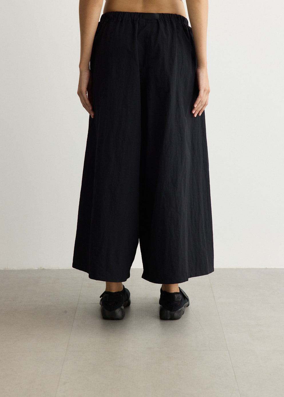 Nylon Flare Pants