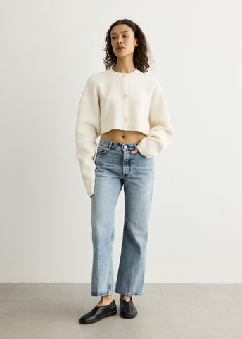 Cropped Oversized Cardigan