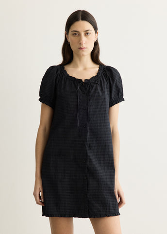 Buttoned Mini Dress