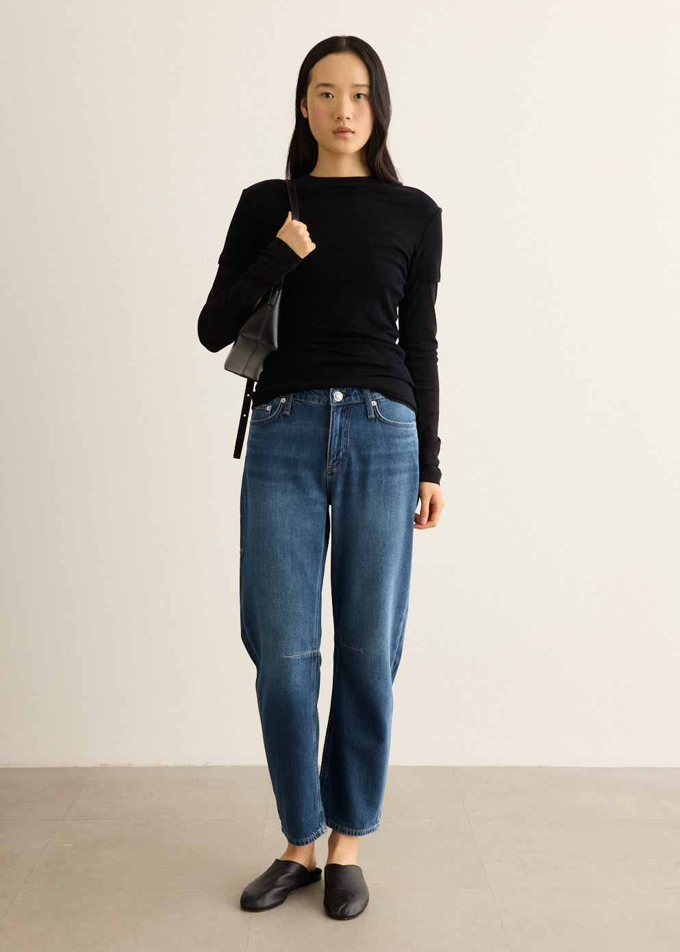 Stevie Ankle Slim Tapered Jeans