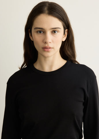 Rib Long Sleeve T-Shirt