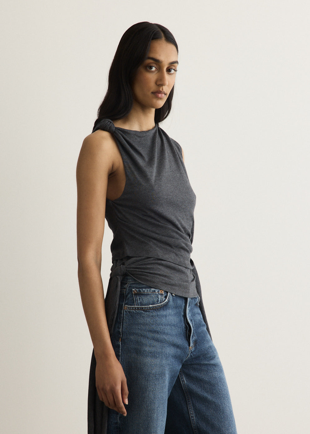 Draped Knot Top