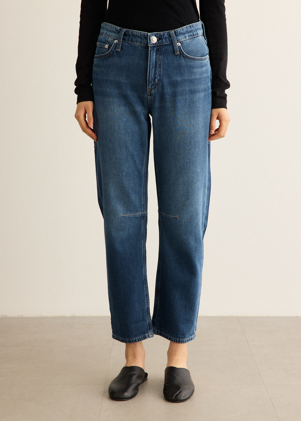 Stevie Ankle Slim Tapered Jeans