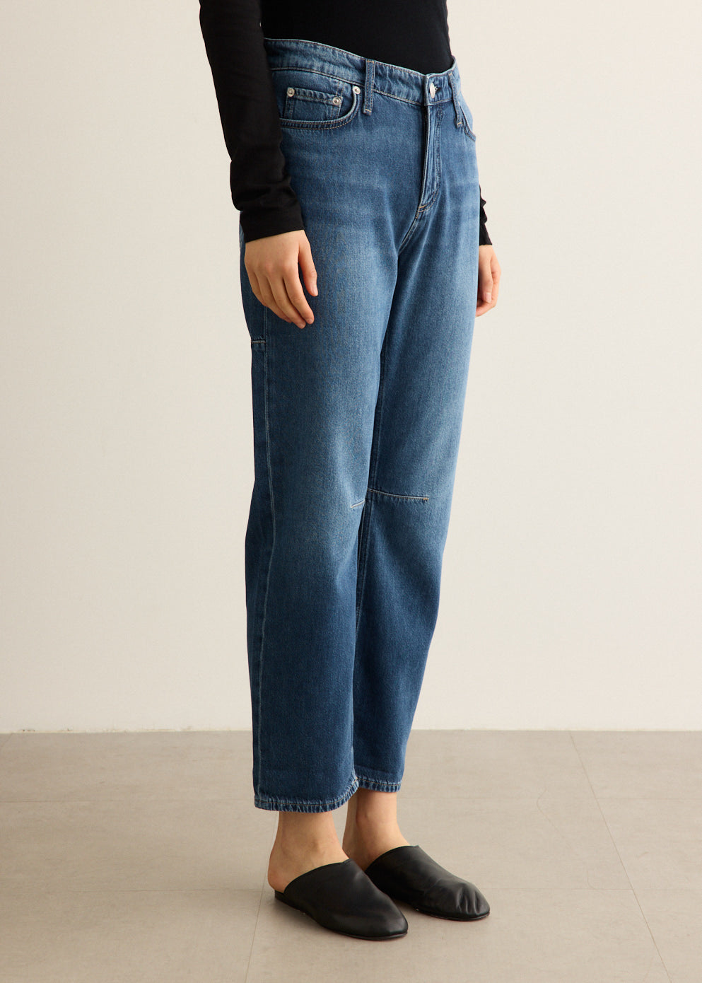 Stevie Ankle Slim Tapered Jeans
