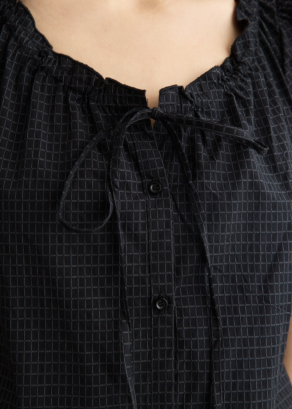 Buttoned Mini Dress