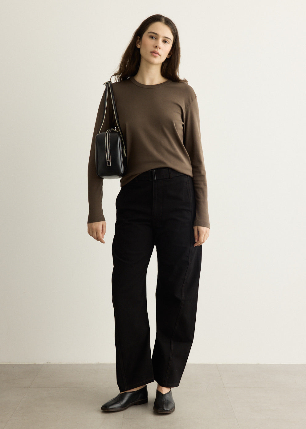 Rib Long Sleeve T-Shirt