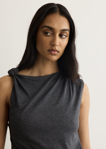 Draped Knot Top